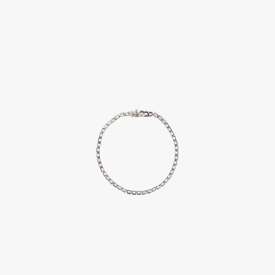 Pulsera Aura Riviere plata piedras blancas . PU005359 - Imagen 2