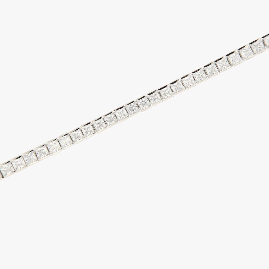 Pulsera Aura Riviere plata piedras blancas . PU005359 - Imagen 3