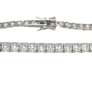 Pusera Aura Plata rodiada tennis 21 cms y 3 mm.BR005953