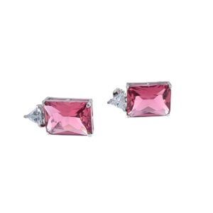 Pendientes Aura Plata piedra púrpura.EA009622