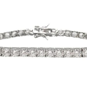 Pulsera Aura Plata rodiada circonitas.BR003817