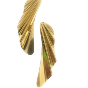 Pendientes aura plata dorada media hoja.0110177-2-1
