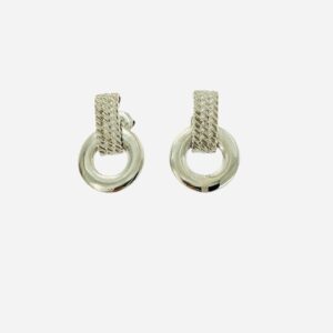 Pendientes aura aro texturado. 0111070-1-1