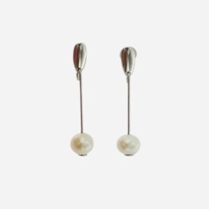 Pendientes largos aura perla. 0110934-30MM-1-1