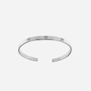 Pulsera aura rígida plateada. 0410956-1-1-BRAZ